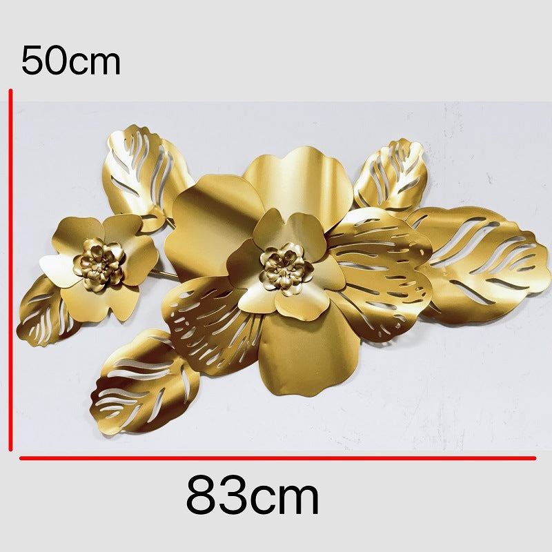Floral Metal Wall Art Sculpture Kalsten