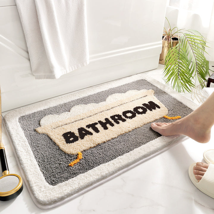 Cat-Themed Bath Mat