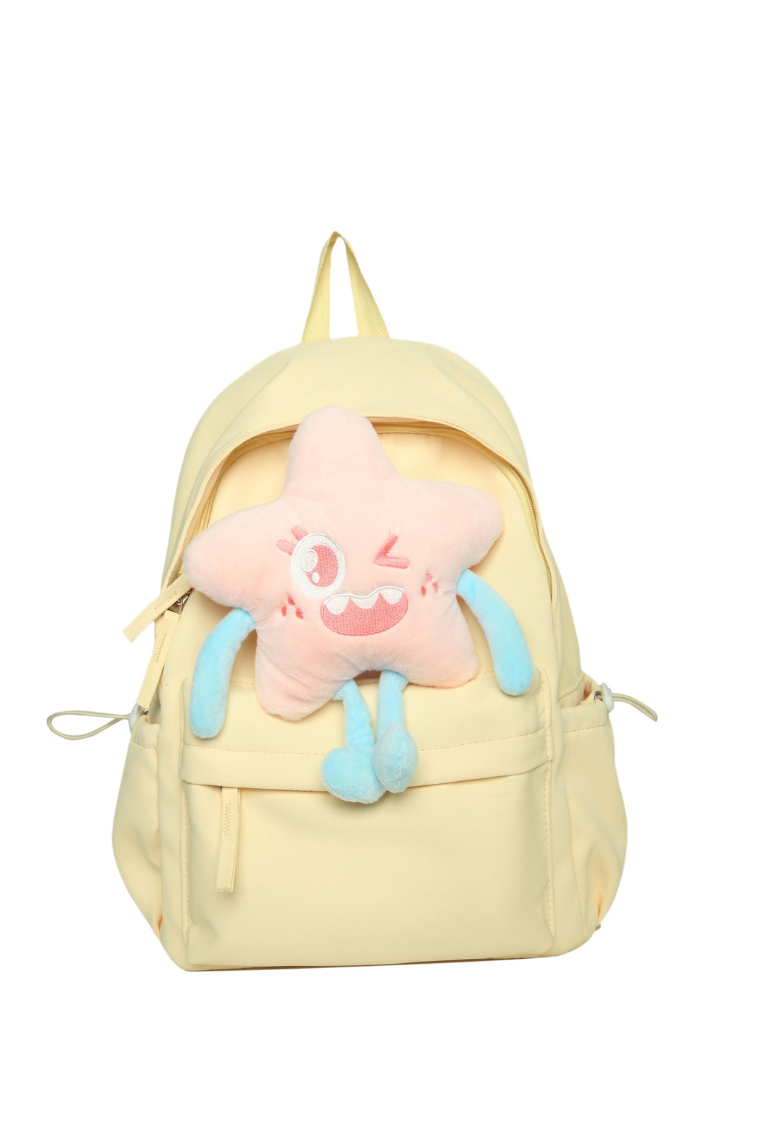 Plush backpack with playful star motif Kalsten