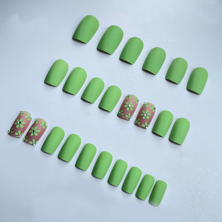 Floral Design Nail Enhancements Kalsten