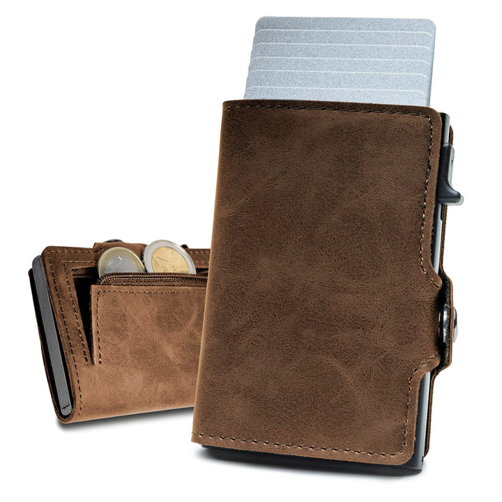 RFID-Blocking Multi-Functional Leather Wallet Kalsten