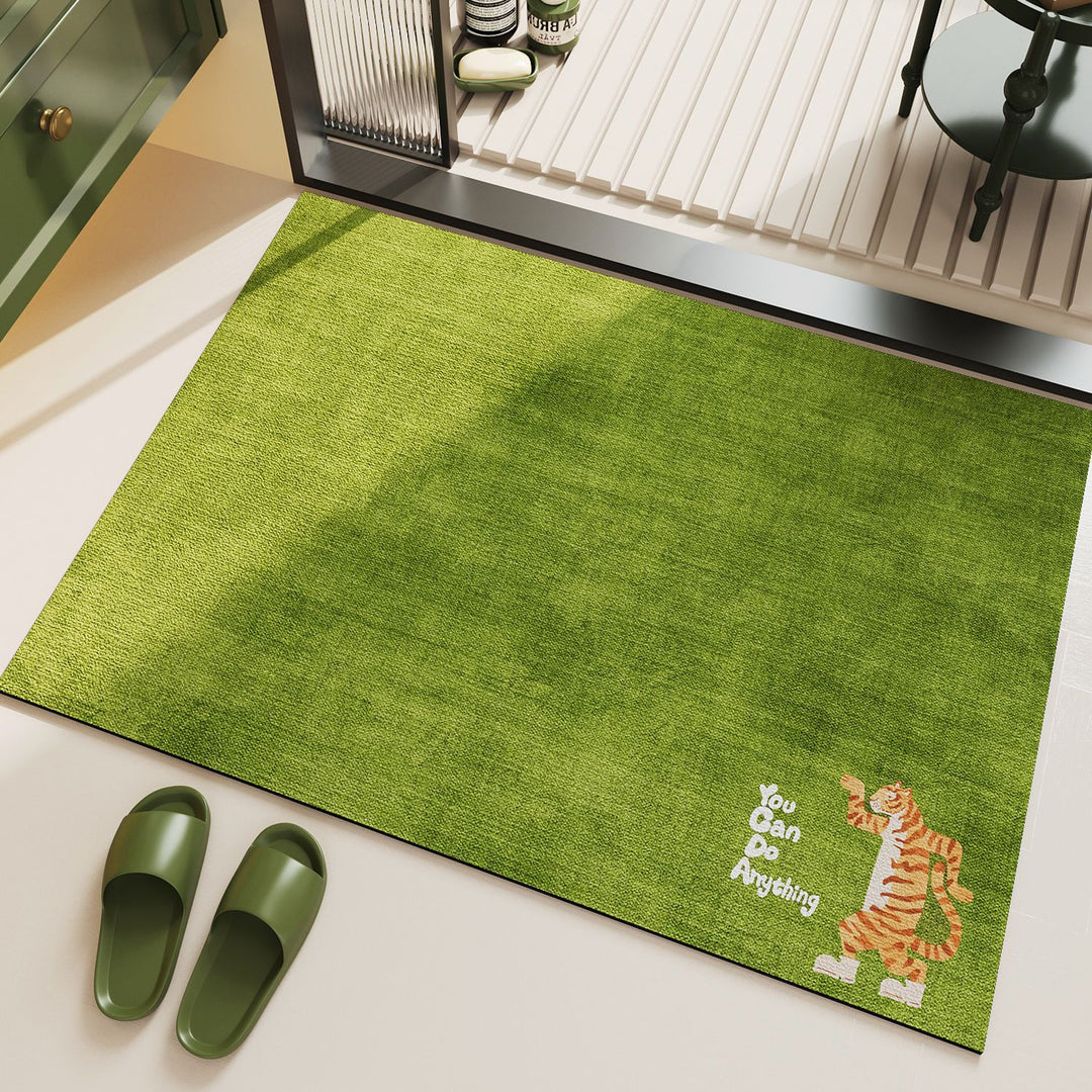 Panda-Themed Decorative Floor Mat
