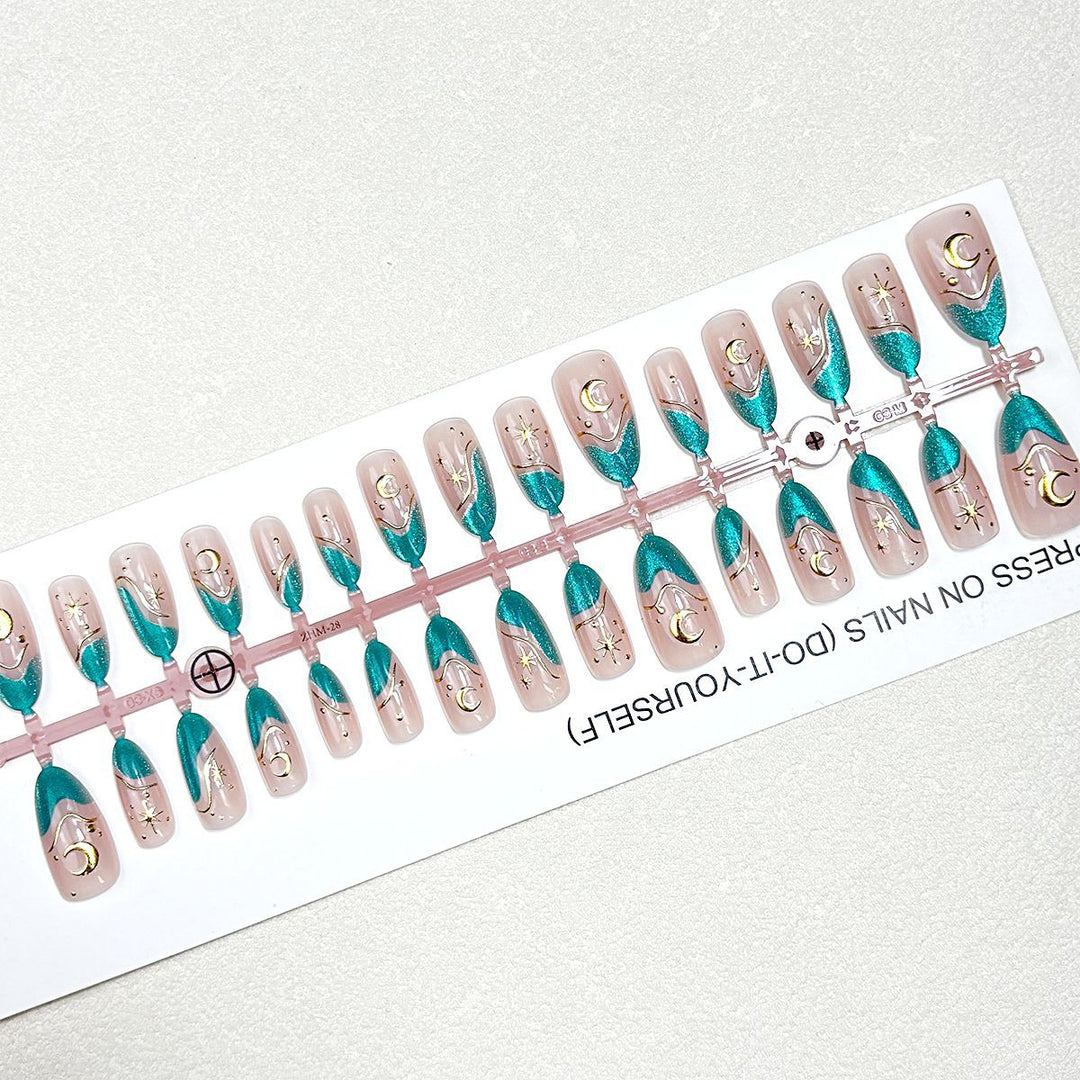 Premium Artistic Press-On Nail Set Kalsten