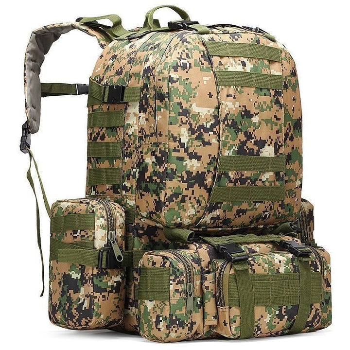 Tactical Backpack With Versatile Storage Space And Modular Pockets Kalsten