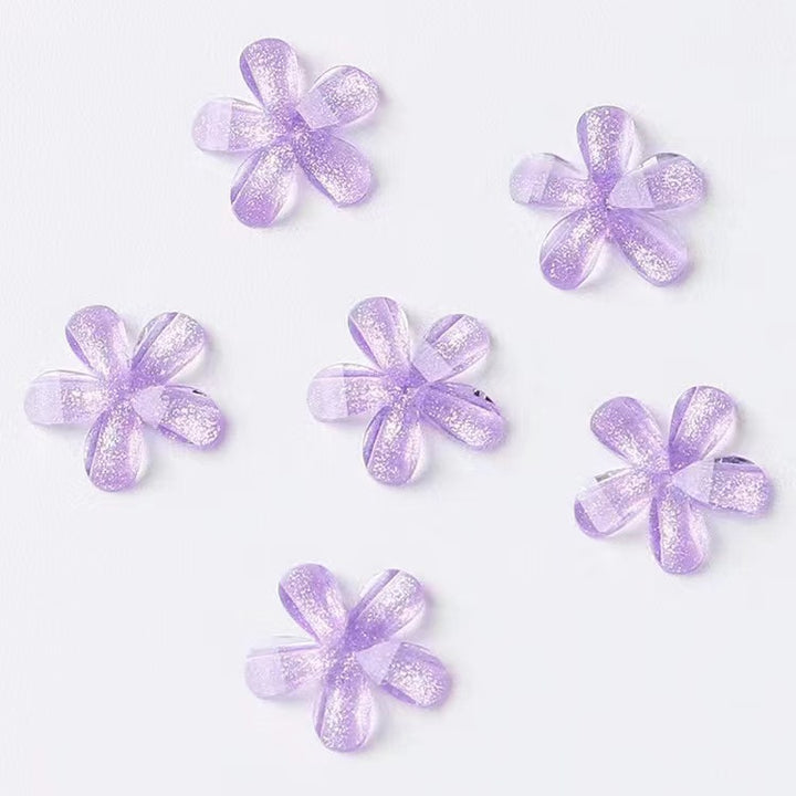 Delicate acrylic flower appliqués Kalsten