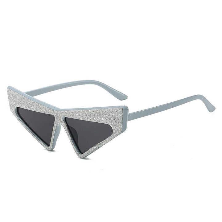 Women's futuristic sunglasses with glittering frame Kalsten