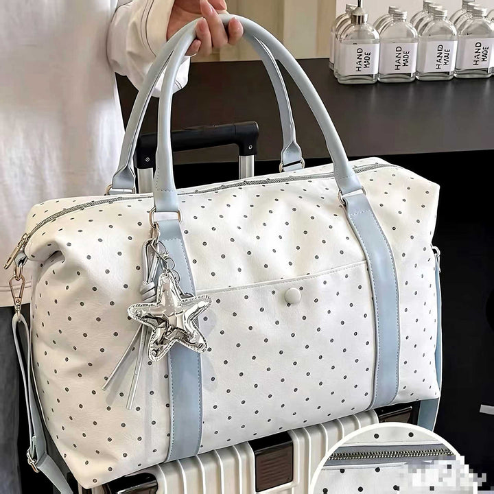 Stylish Polka Dot Travel Duffel Bag Kalsten