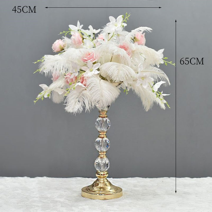 Elegant Crystal Candle Holder