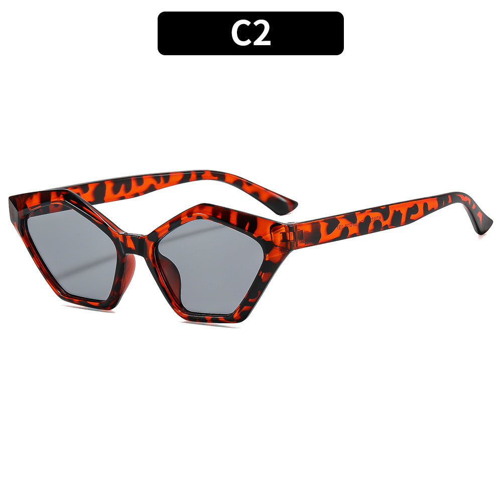 Avant-Garde Hexagonal Sunglasses