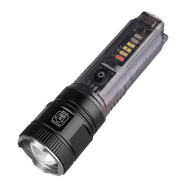 Versatile Rechargeable LED Flashlight with Intelligent Features Kalsten