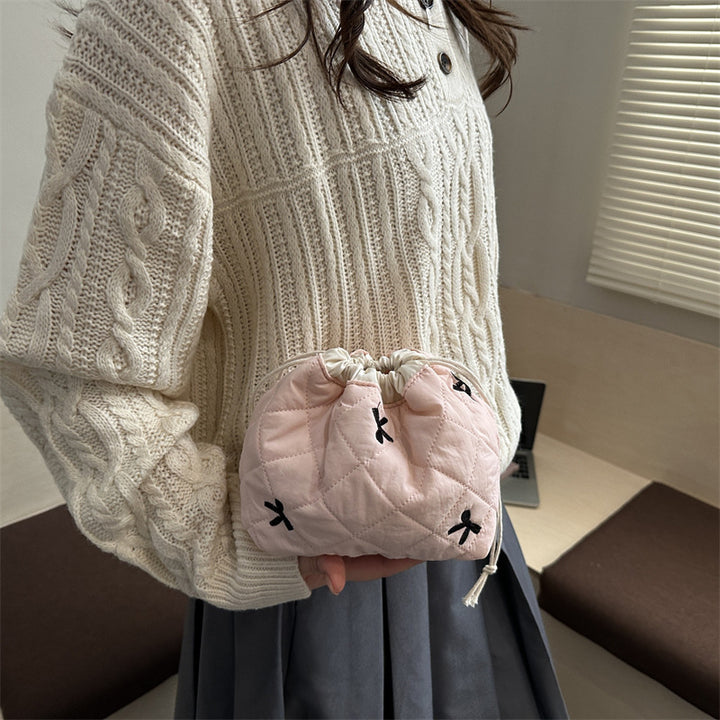 Quilted Drawstring Pouch Kalsten