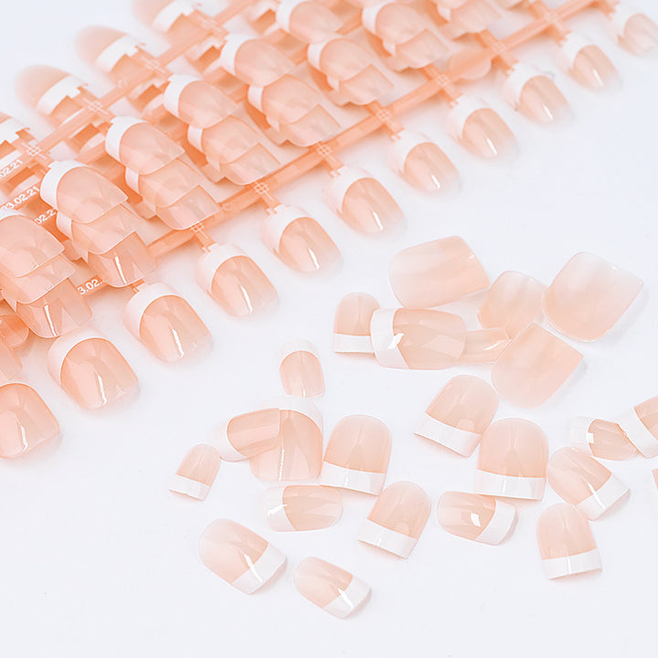 Elegant French Tip Press-On Nails Kalsten 1787228561
