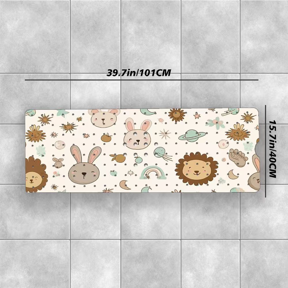 Decorative Ocean Shell Bath Mat Kalsten