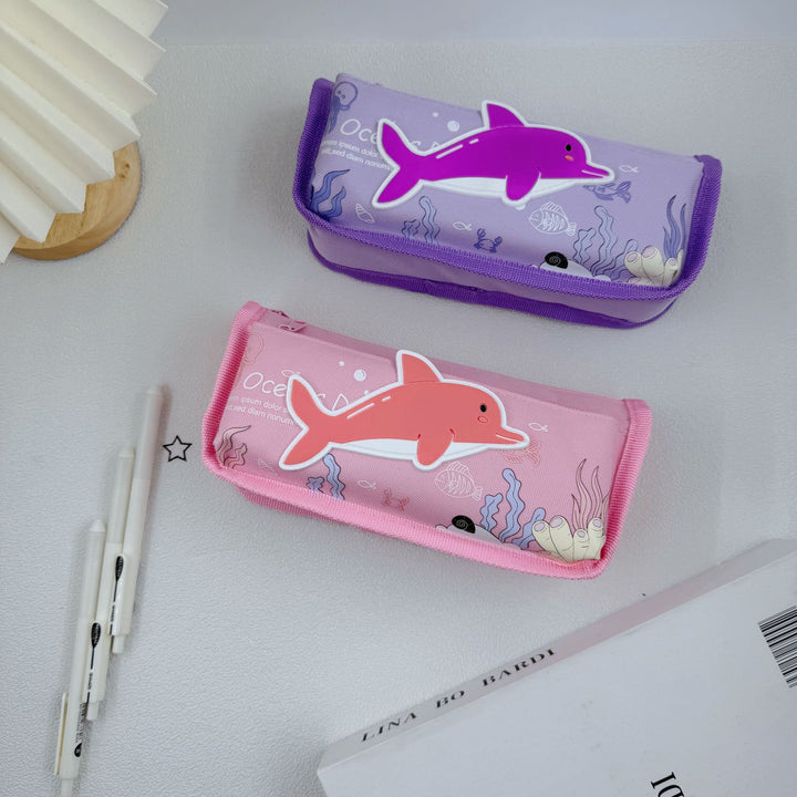 Cute Dolphin Design Pencil Case Kalsten