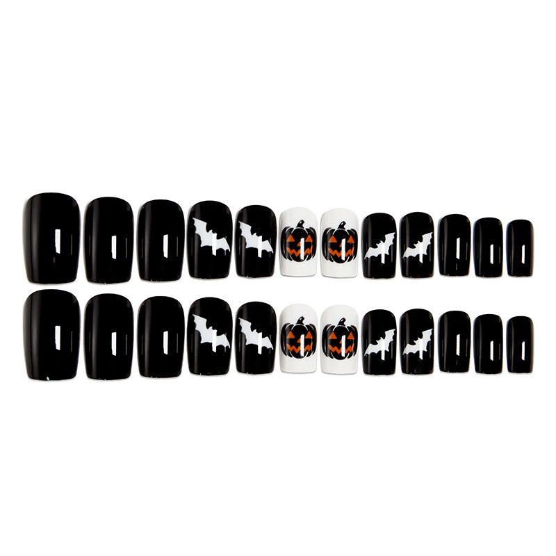 Acrylic nail set with Halloween motifs Kalsten