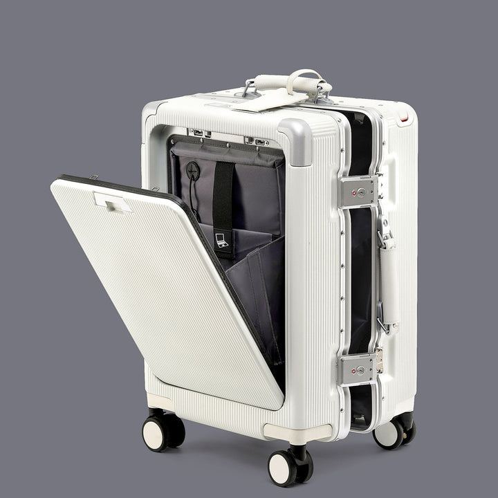 High-Tech Multi-Compartment Travel Suitcase