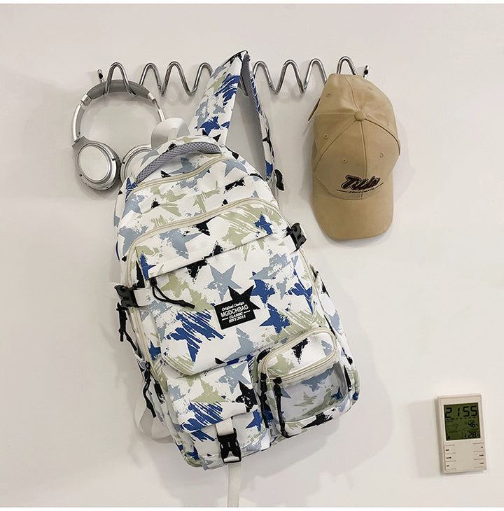 Versatile Star Patterned Backpack Kalsten