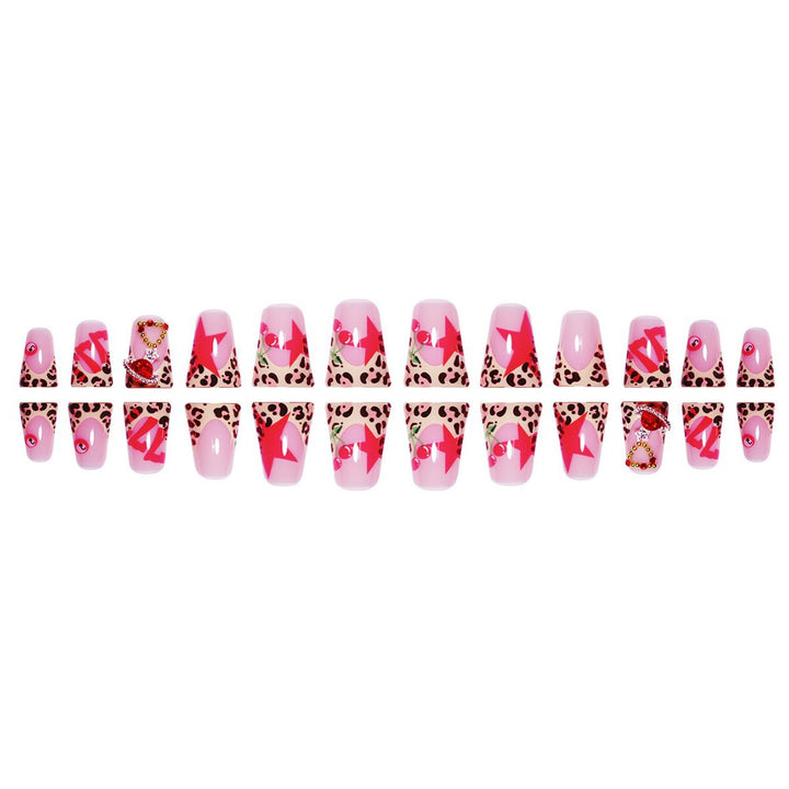Artistic Leopard Print Press-On Nail Extensions Kalsten