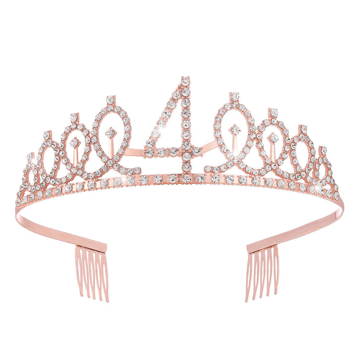 Women's Crystal-Embellished Tiara with Elegant Design Kalsten