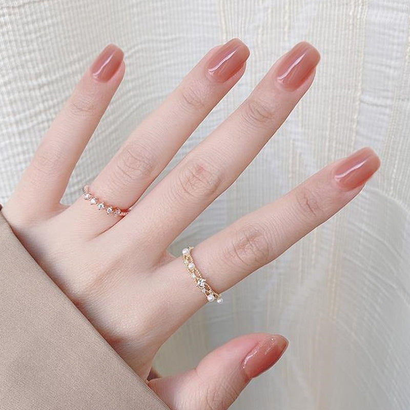 Natural Glossy Nail Tips Kalsten