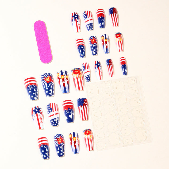 Patriotic Nail Art Decoration Set Kalsten