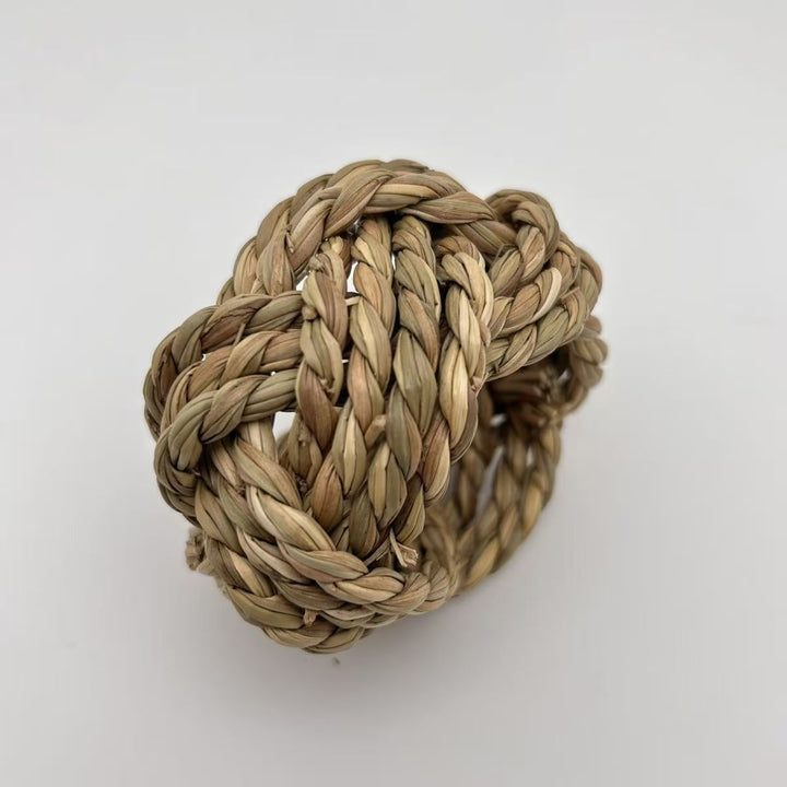 Handcrafted natural fiber storage basket Kalsten