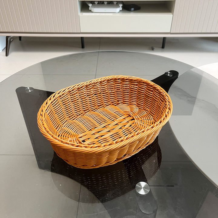 Woven Oval Serving Basket Kalsten