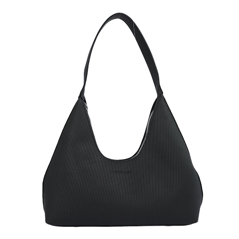 WoTextured Ribbed Hobo Handbag Kalsten