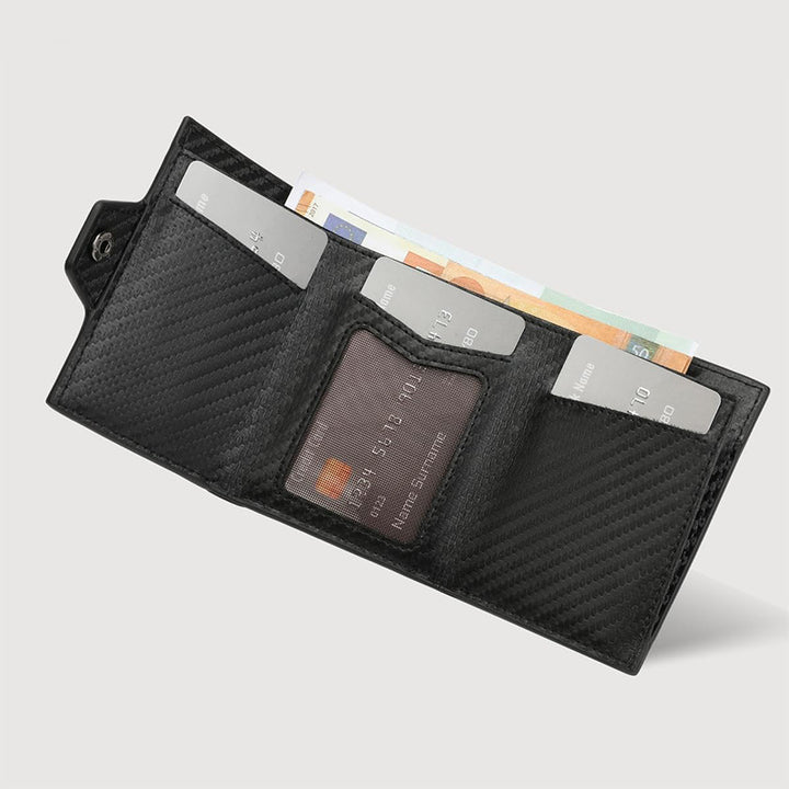 Advanced Leather Wallet with AirTag Holder Kalsten
