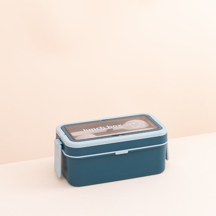 Stackable Multi-Compartment Lunch Box with Airtight Seal