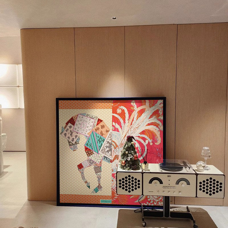 Equestrian-Themed Decorative Canvas Art