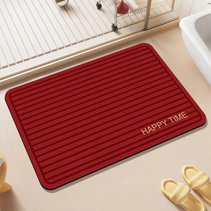 Cloud-Shaped Plush Bath Mat