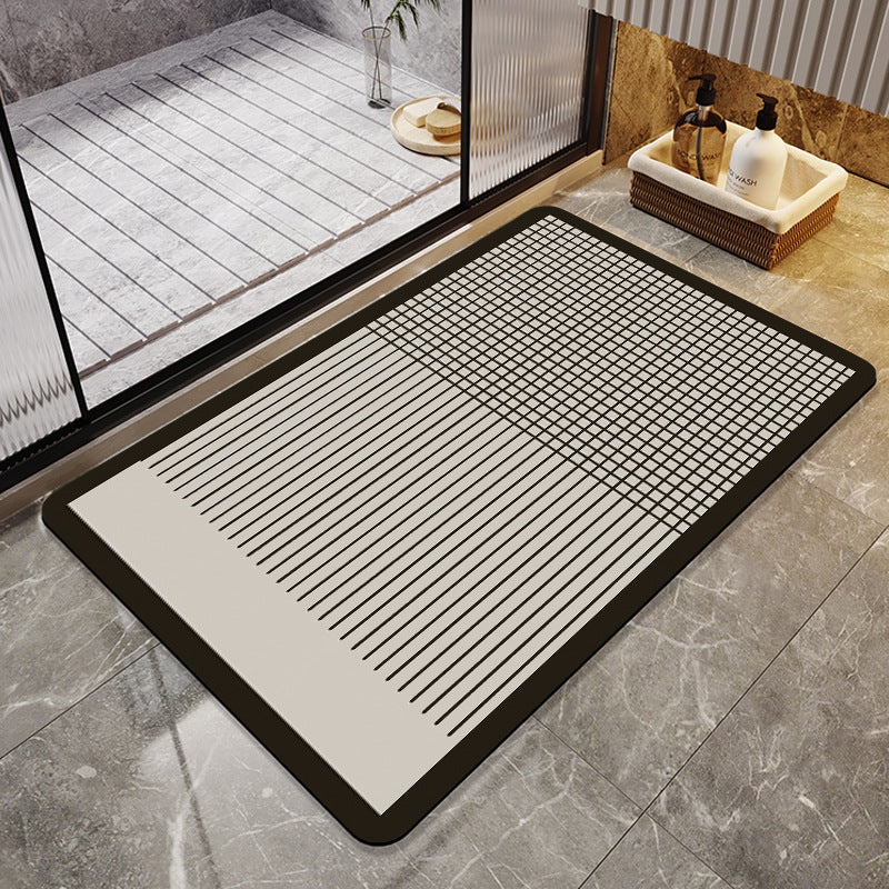 Geometric Pattern Soft Bath Mat Kalsten