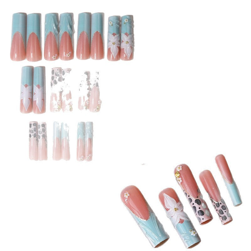Artistic Press-On Nail Design Set Kalsten