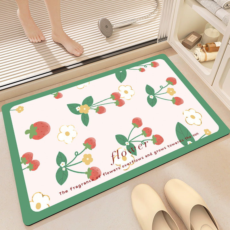 Decorative Honeycomb Bath Mat Kalsten