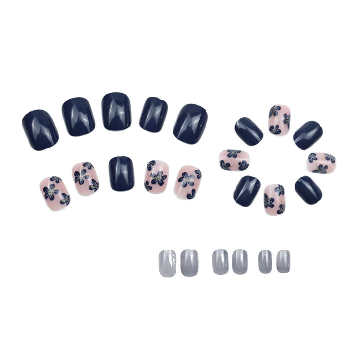 Artistic Floral Acrylic Press-On Nails Kalsten