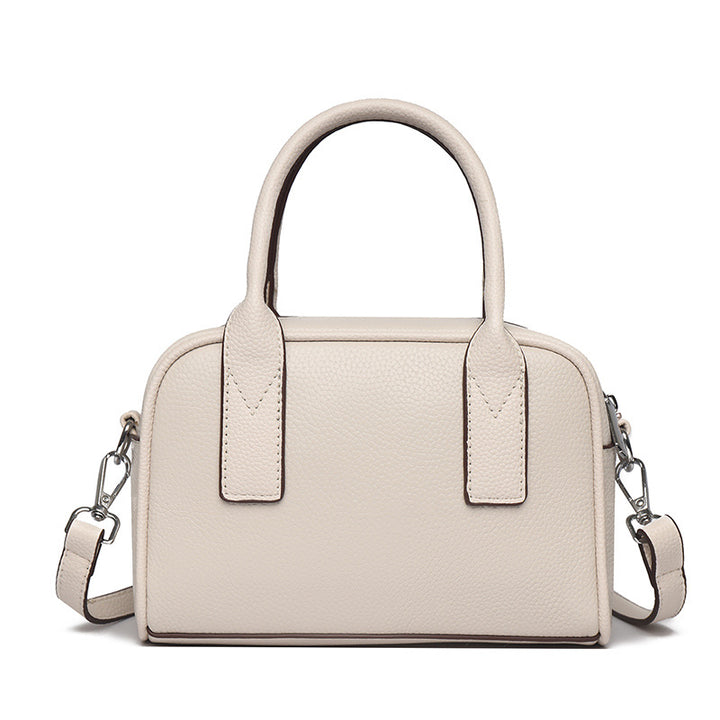Textured Leather Mini Handheld Satchel Kalsten