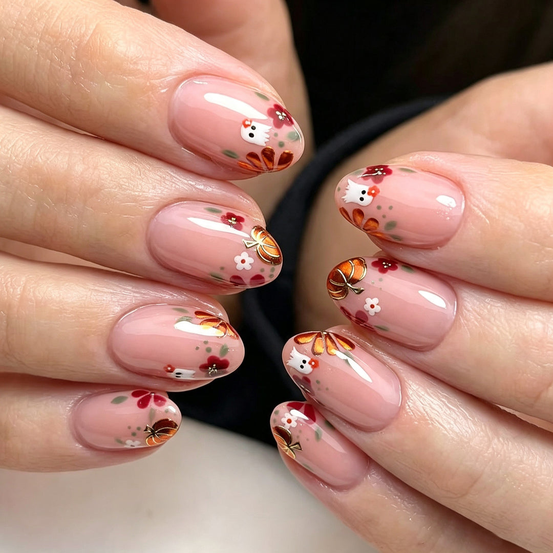 Artistic Floral Design Press-On Nails Kalsten 1790636372