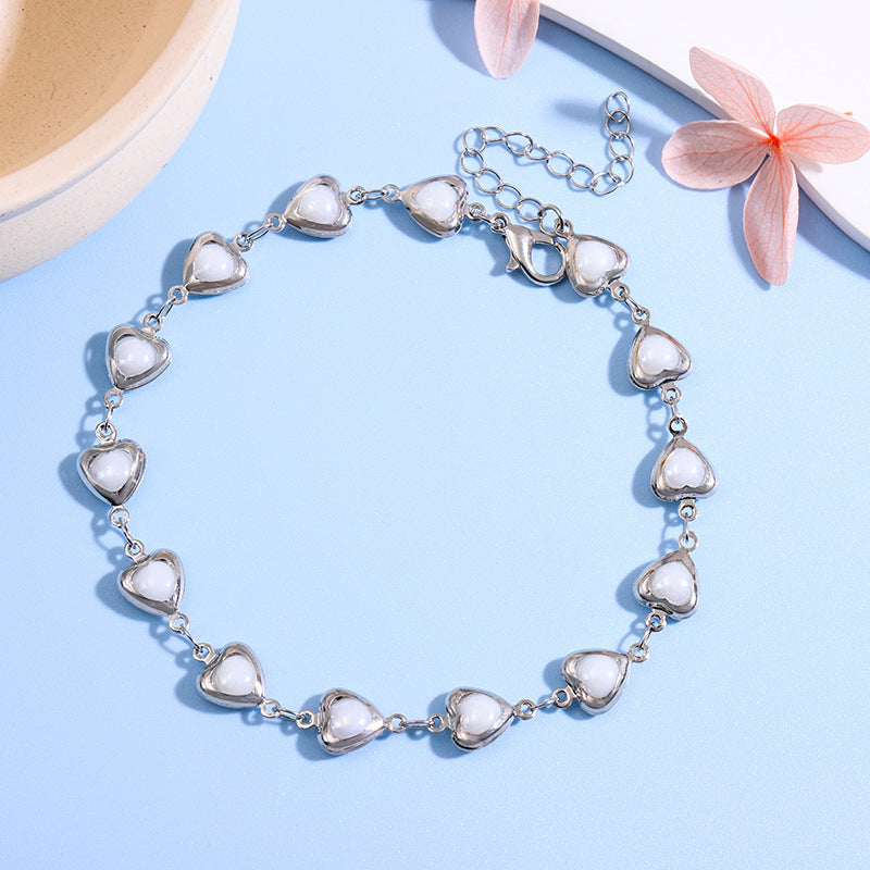 Charming Heart-Shaped Statement Bracelet Kalsten