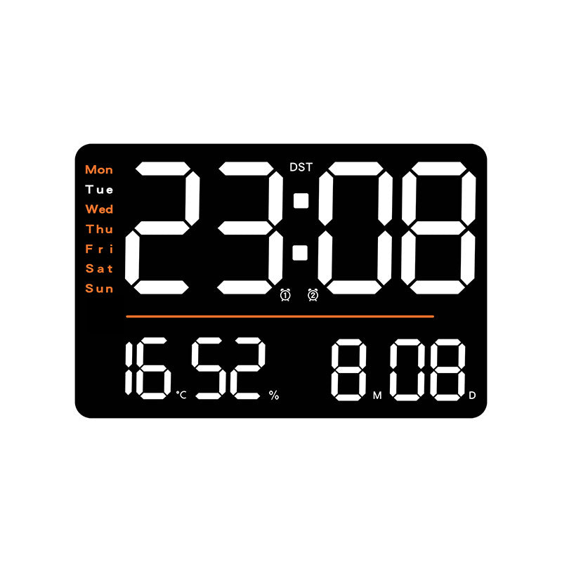 Digital Alarm Clock with Multifunction Temperature and Day of the Week Display Kalsten