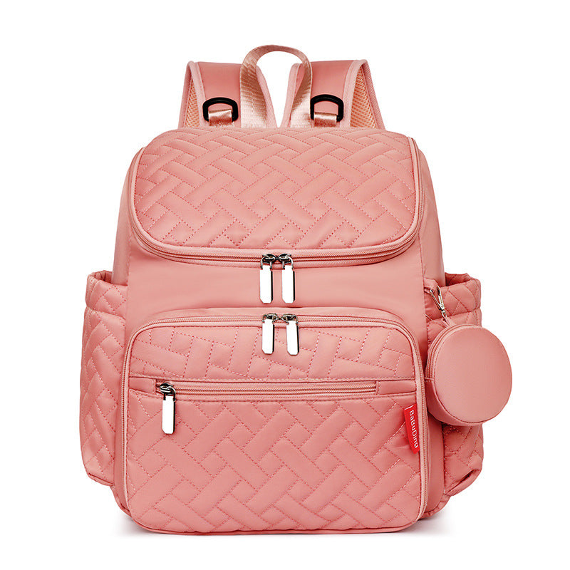 Quilted Multi-Compartment Backpack Kalsten