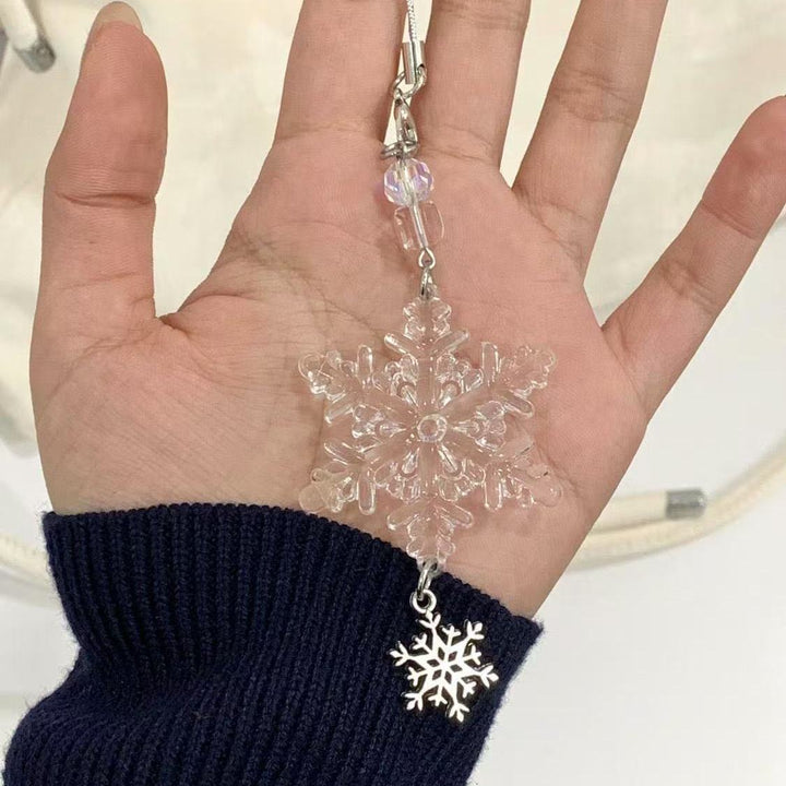 Snowflake Charm Keychain Kalsten