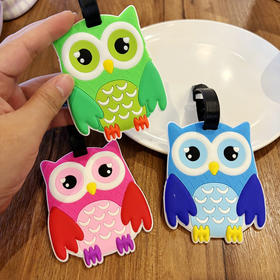Owl-Shaped Travel Luggage Tag Kalsten