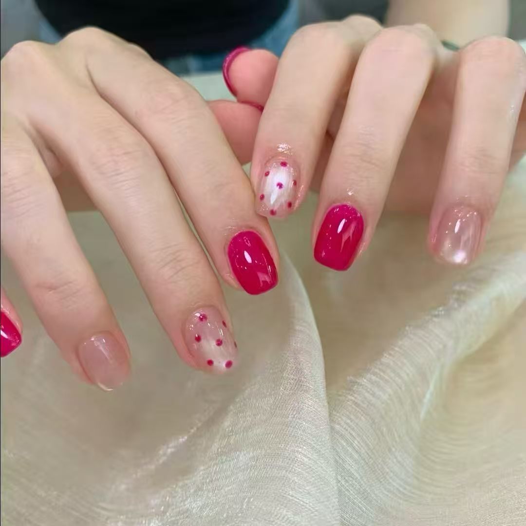 Elegant French Tip Press-On Nail Set Kalsten
