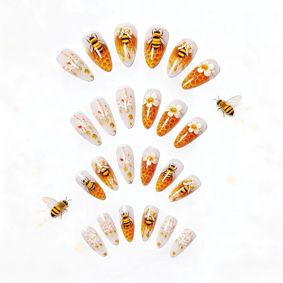 Artificial nails with honeycomb design Kalsten