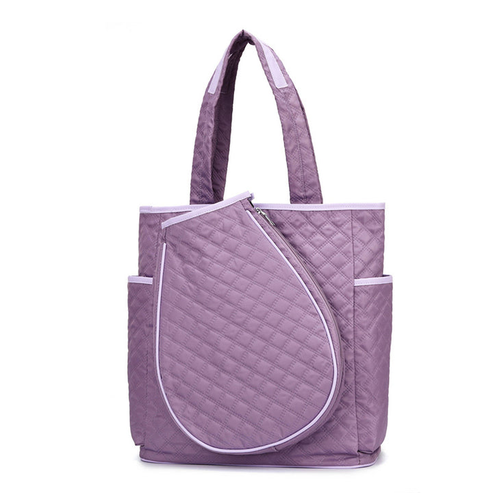 Quilted Multi-Pocket Tote Bag Kalsten