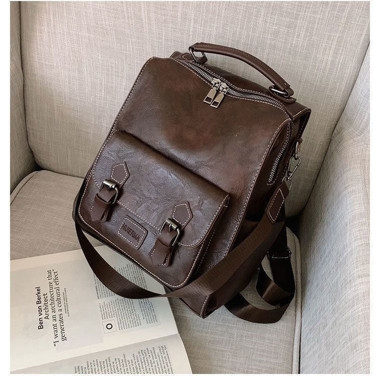 Multi-Functional Leather Backpack Kalsten
