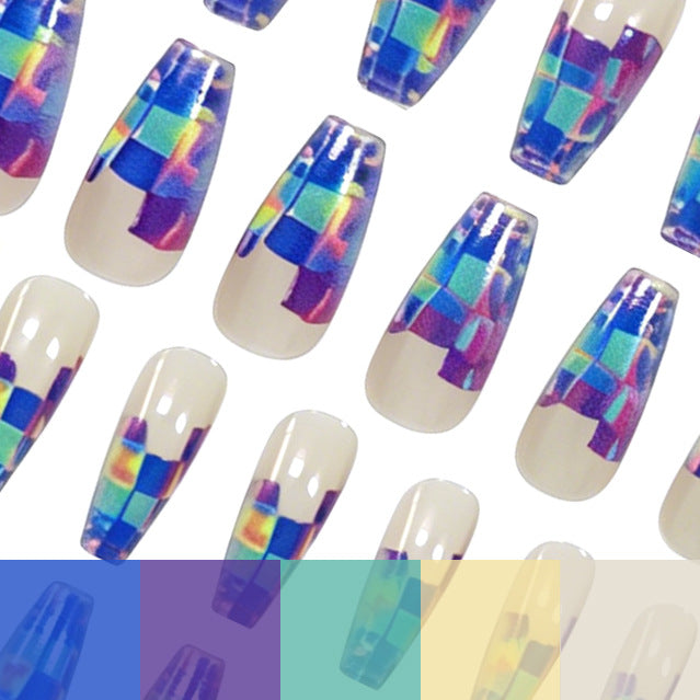 Artistic Transparent Acrylic Nail Extensions Kalsten