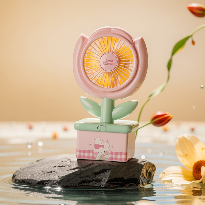 Ladies decorative mini table fan Kalsten