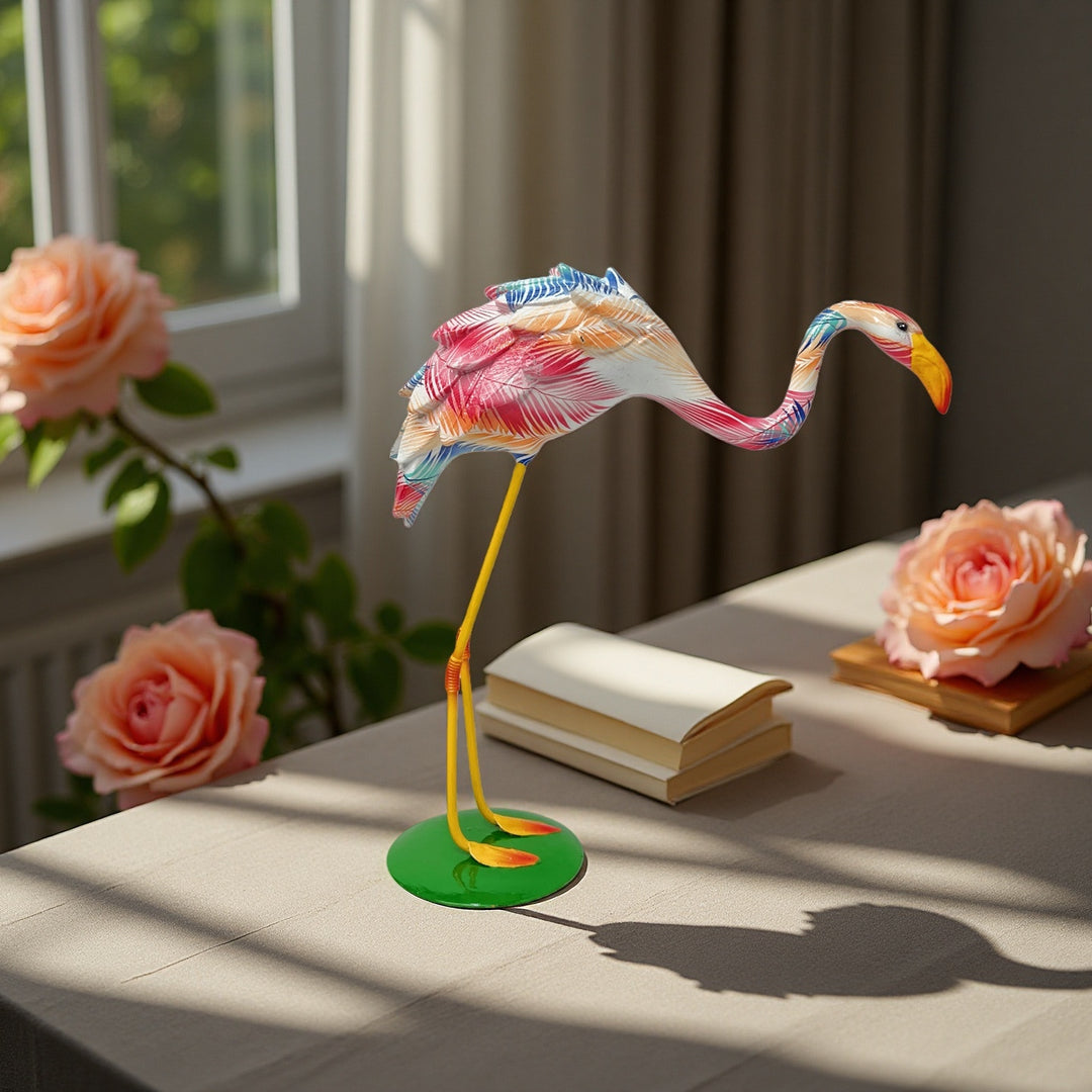 Artistically designed Flamingo sculpture Kalsten